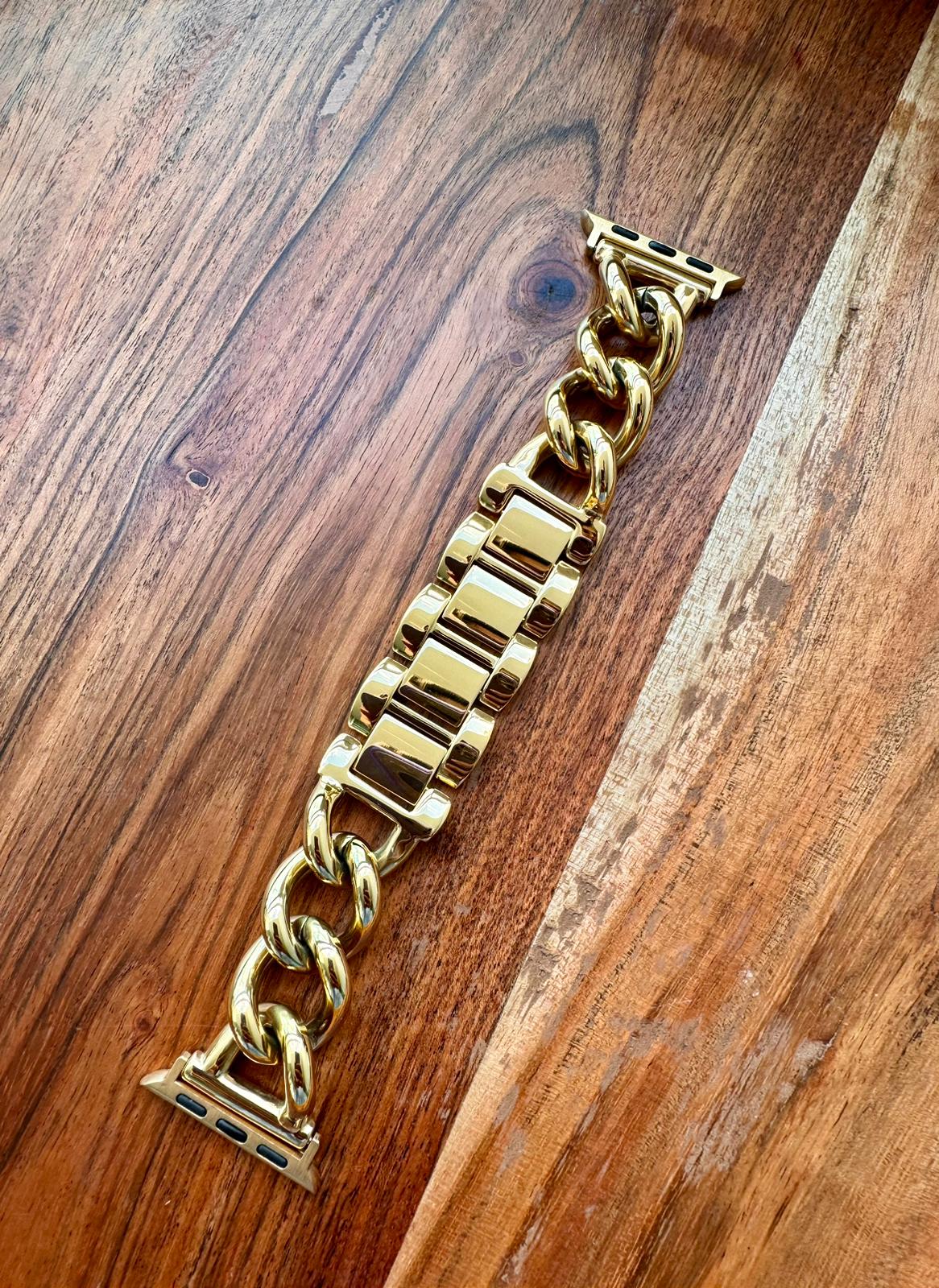 Gold Chain Element Iwatch Band