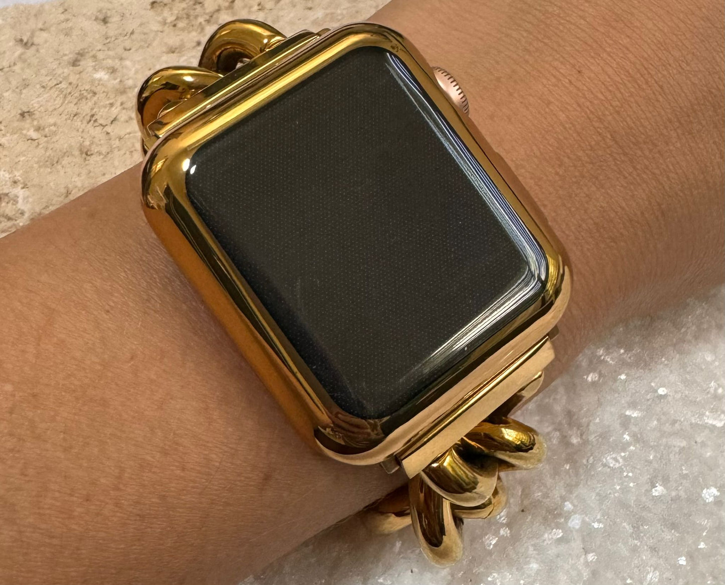 Gold Chain Element Iwatch Band