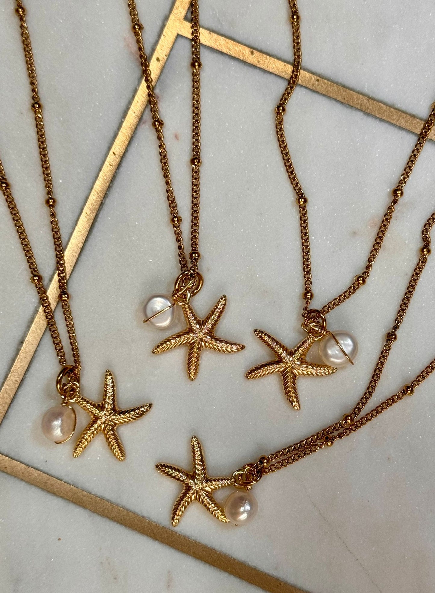 Delicate Summer Pearl Necklace