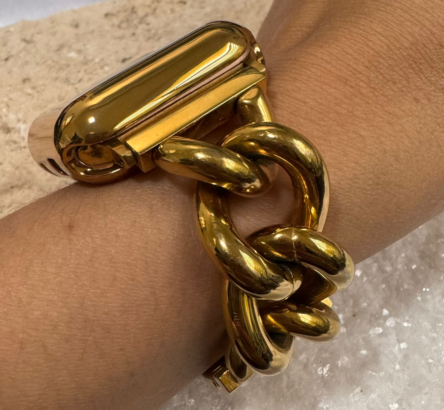 Gold Chain Element Iwatch Band