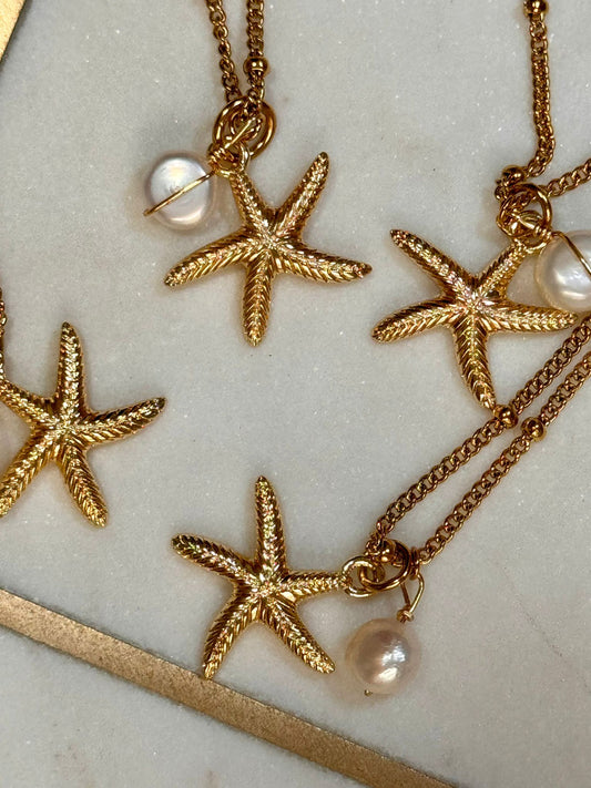 Delicate Summer Pearl Necklace