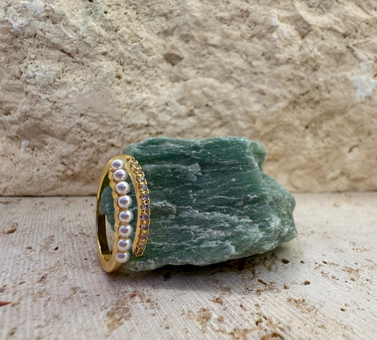 Infinity Pearl Ring